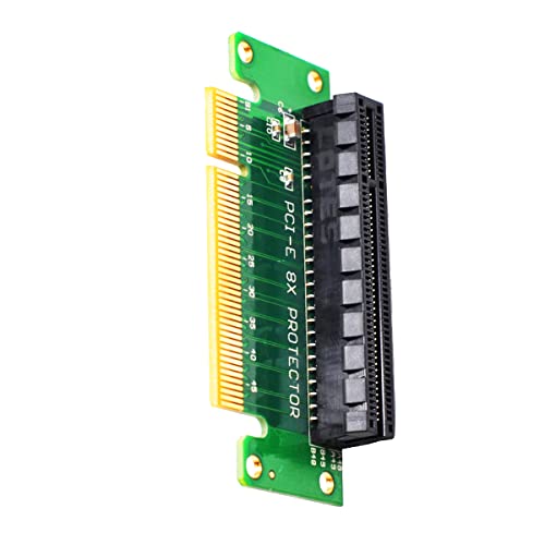 Wlgq Pci-E 8X Maschio A Femmina Riser Card Pci-E 8X Sinistro 90 Gradi Adattatore