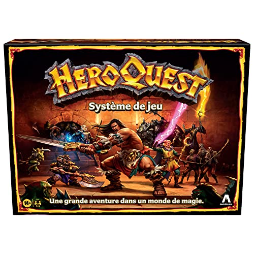Heroquest Game System - Fantastic Adventure Game Dungeon Styles - Gioco Da Tavolo - Da 14 Anni, 2 A 5 Giocatori