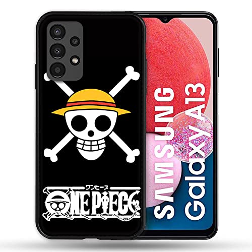 Cokitec Cover Per Samsung Galaxy A13 / A04S Manga One Piece Teschio Multicolore