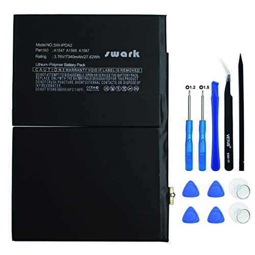 Swark - Batteria A1547 Compatibile Con Apple Ipad Air 2 A1566, Ipad Air 2 A1567, Ipad 6 (6Th Generation) Mgkl2Ll/A Mgl12Ll/A Con Strumenti