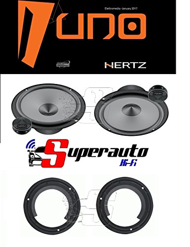 Hertz Linea Uno K165 K 165 Kit Altoparlanti Due Vie Casse Auto 165 Mm + Supporti Casse Suzuki Swift Dal 2004 Anteriore O Posteriore 165 Cm