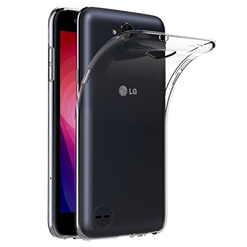 Custodia Per Lg X Power 2 / Lg K10 Power/Lg X Charge (5,5 Pollici) Maijin Morbido Tpu Cover Cristallo Di Rocca Trasparente Anti Scivolo Protezione Pos