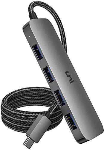 Hub Da Usb C A Usb, Uni Adattatore Da Usb Tipo C A Usb Con 4 Porte Usb 3.0, Adattatore Hub Da Thunderbolt 3 A Usb 3.0 Multiporta Per Macbook Pro/Air,