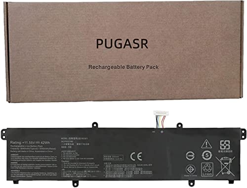 Pugasr B31N1911 C31N1911 Laptop Battery Compatible With Asus Vivobook Flip 14 A413Fa K413Ea M413Da S413Da F413Ja Tm420Ia Tm420Ua Tp420Ia Tp420Ua Tp470