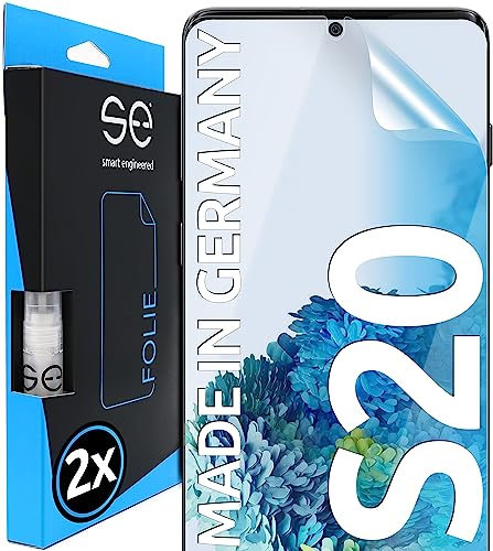 Smart Engineered 3D Pellicola Protettiva Per Schermo Per Samsung Galaxy S20 [2 Pezzi Transparente, Case-Friendly, Qualità Dell'Immagine Full Hd,Pellic