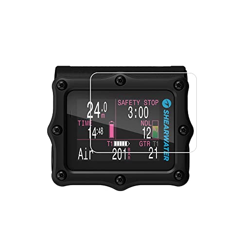 Zshion - Pellicola Protettiva Per Schermo Compatibile Con Shearwater Perdix 2, Ultra Sottile, Anti-Esplosione, Antigraffio, Confezione Da 3