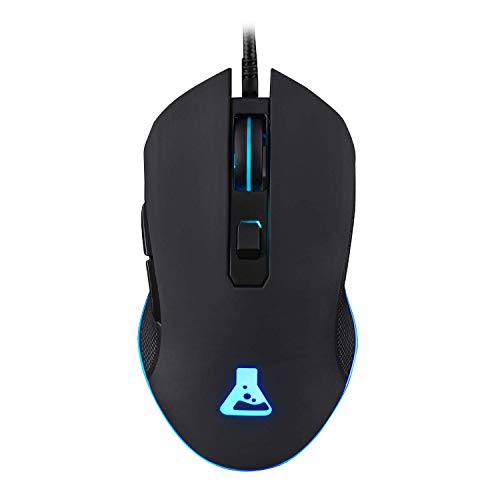 The G-Lab Kult Helium Usb Wired Gaming Mouse - Sensore Ottico Da 800 A 3200 Dpi, Retroilluminazione Led A 7 Colori