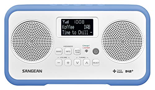 Sangean A500333 Radio Dpr-77 Bianca/Blue
