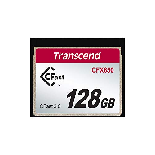 Transcend Ts128Gcfx650 Scheda Di Memoria Cfast 2.0, 128 Gb