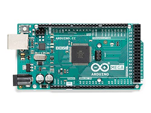 Arduino Mega 2560 Rev3 [A000067] - Basata Su Un Microcontrollore Atmel Avr Da 8-Bit Atmega2560 54 Pin Digitali I/O Ideale Per Stampanti 3D Robotica Cn