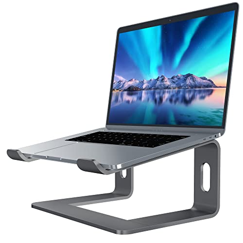 Soundance - Supporto Da Scrivania In Alluminio, Compatibile Con Mac Macbook Pro Air Apple Notebook, Supporto Ergonomico In Metallo, Per Pc Desktop Da 