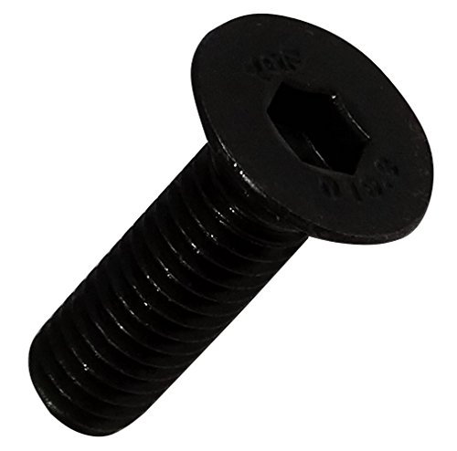 Aerzetix Bulloni A Testa Conica, Filettatura M6 X 20 Mm, In Acciaio Nero, Impronta 4 Mm A Brugola, Norma Din 7991, Codice Dell’Articolo: 18905, Set Da