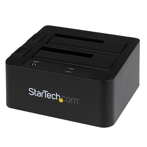 Startech.Com Docking Station Usb 3.0 Per Doppio Hdd Sata/Esata Ssd Con Uasp, Docking Station Usb3.0 Disco Rigido 2.5"/3.5", 6.4 Cm/8.9 Cm
