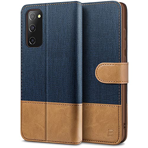 Bez Cover Samsung S20 Fe, Custodia Per Portafoglio Samsung Galaxy S20 Fe 5G Protettiva In Tela E Pu Pelle Portafoglio Flip Cover Con Chiusura Magnetic