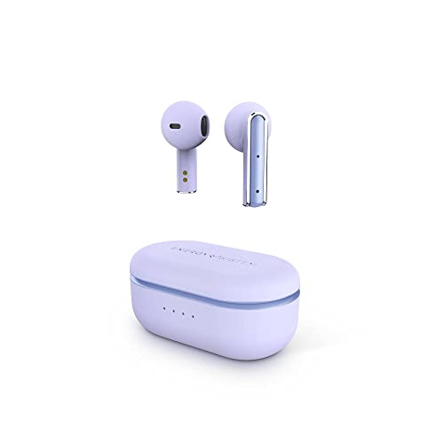 Energy Sistem Earphones Tws Style 4 Violet (Auricolari Stereo Senza Fili, Personalizzazione Intelligente App Esmart Connect, Design Ergonomico, Compat