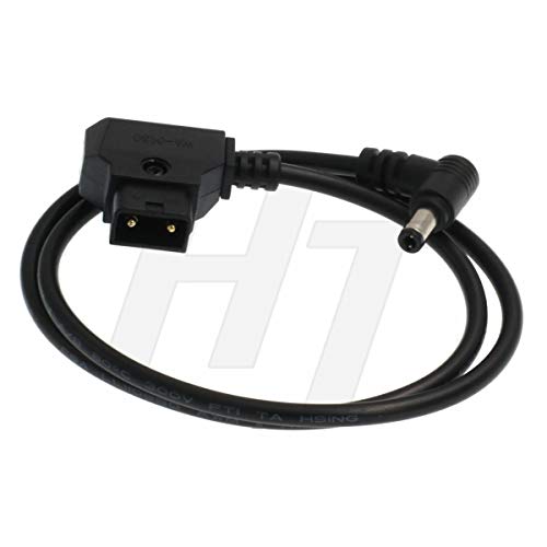 Hangton D-Tap Dc 5.5 2.5 Mm Angolo Retto 12 Volt Dc Barrel Jack Cavo Di Alimentazione Per Dslr Rig V-Mount Anton Gold Mount A Blackmagic (1 M)