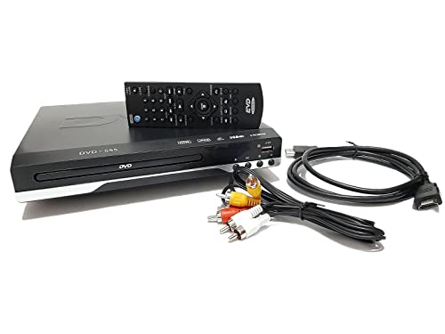 Lettore Dvd Hdmi Usb Display Audio Dvd Cd Mp3 Divx Telecomando Cavo Hdmi