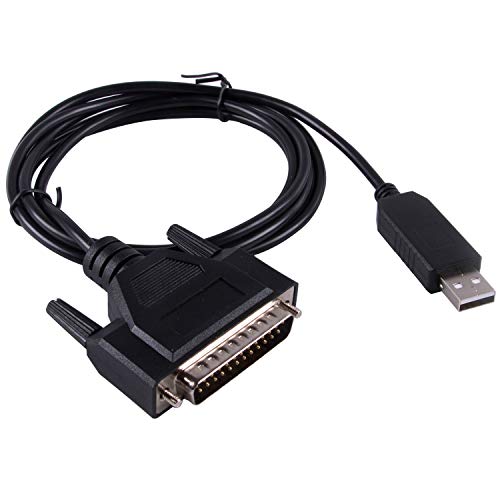 Ftdi Usb Rs232 A Db25 Cavo Per Fanuc Cnc Controllo Dati Trasferimento Cavo Seriale Compatibile C-232R Us-232R (6Ft/180Cm)