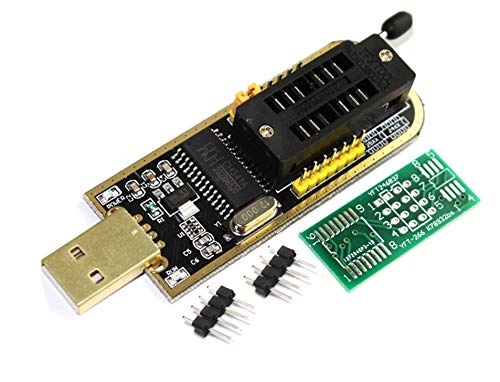 Ch341A 24 25 Series Eeprom Flash Bios Usb Programmer With Software & Driver | Ch341A Programmatore Usb Flash Bios Per 24 Serie Eeprom 25 Spi