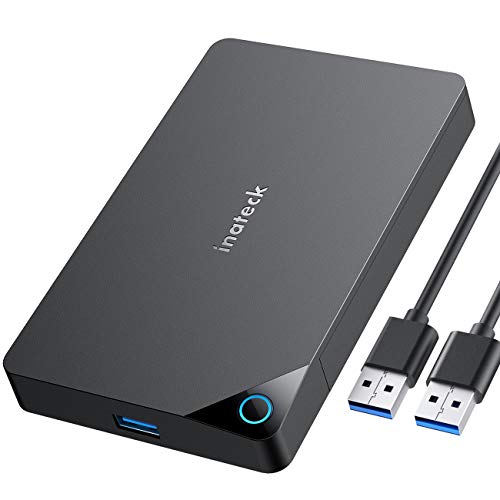 Inateck - Alloggiamento Per Hard Disk Esterno, Usb 3.0 Da 2,5 Pollici, Per Hdd Sata Da 7 Mm/9,5 Mm, 2,5" E Ssd, Supporta Uasp (Fe2013)