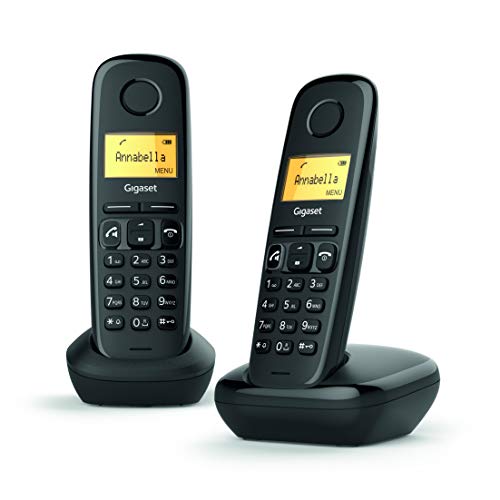 Gigaset A270 Duo Telefono Dect Nero Identificatore Di Chiamata [Versione Spagnola]