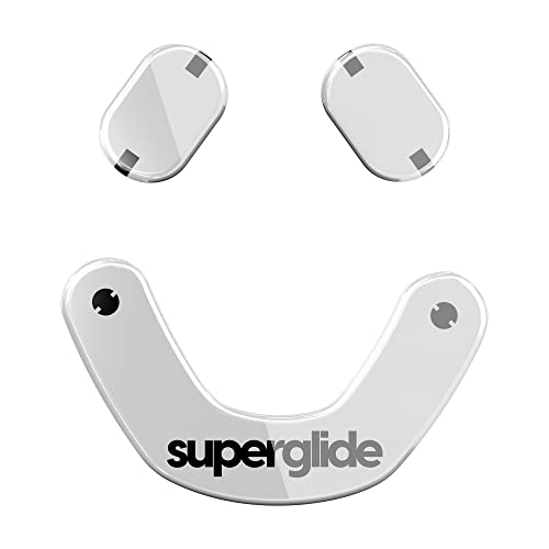 Superglide - Piedini Per Mouse/Pattini Più Veloci E Lisci, Realizzati Con Vetro Ultra Resistente E Impeccabile, Suola Super Veloce Liscia E Resistente