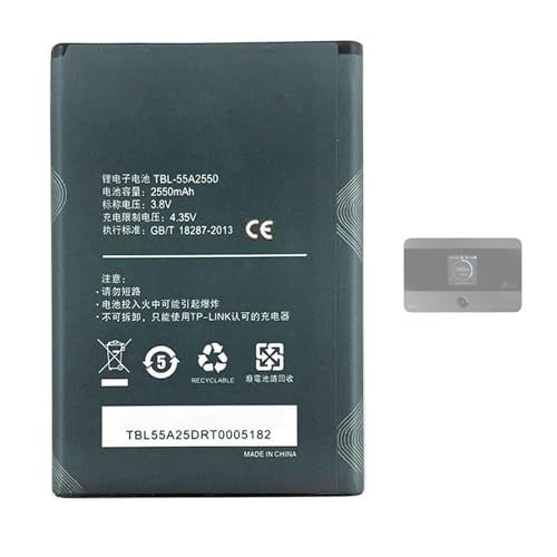 Aousavo Tbl-55A2550 Batteria Di Ricambio Compatibile Con (Grandi Dimensioni) M7310 Tbl-55A2550 (Dimensioni: 6.8Cm * 4.8Cm; Non 6.2Cm * 4.5Cm)