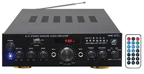 Karma Italiana Pa 2380Bt 4.0Canali Casa Con Cavo E Senza Cavo Nero Amplificatore Audio