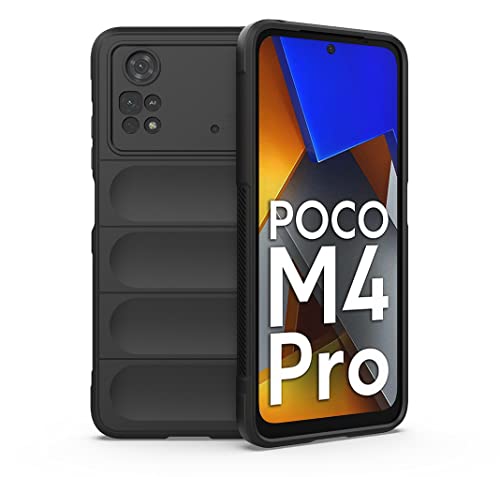 Maoge Cover Per Xiaomi Poco M4 Pro 4G, [Design Dell'Airbag] Robusto Custodia Sottile Protettiva, Silicone Morbido + Tpu Bumper Case Antiurto Anti-Cadu