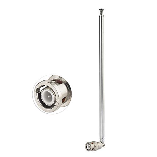 Bingfu Hf Vhf Uhf Cb Antenna Bnc Maschio Telescopica 7-Sezioni 115 Cm Per Cb Radio Two Way Radio Scanner Radioamatori Radio Bidirezionale Scanner Mobi
