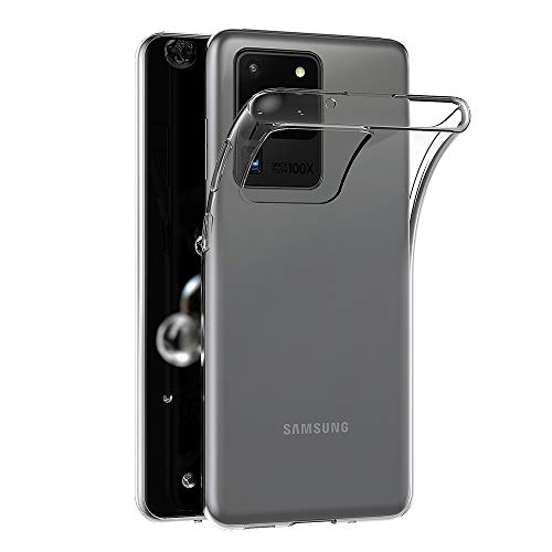 Aicek Cover Compatible Samsung Galaxy S20 Ultra, Cover Samsung S20 Ultra Silicone Case Molle Di Tpu Trasparente Sottile Custodia Per Galaxy S20 Ultra
