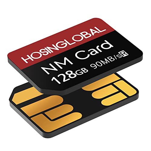 Scheda Nm 128Gb 90Mb/S Scheda Di Memoria Nano Scheda Nano Scheda Nm Adatto Solo For P30/P40/P50/P60 Series/Mate20 Series/Mate30 Series/Mate40 Series,S