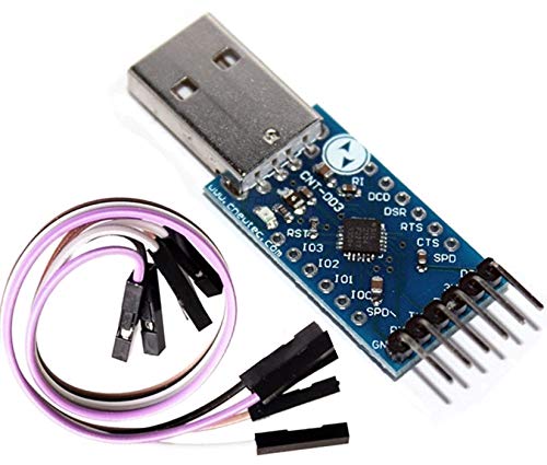 Tecnoiot Cp2104 Usb To Rs232 Ttl Uart 6Pin Connector Module Serial Converter |Convertitore Seriale Del Modulo Di Connessione 6Pin Uart Cp2104 Da Usb A