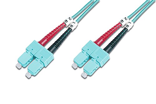 Digitus Dk-2522-03/3 – Cavo In Fibra Ottica Om3 – 3 M – Da St A Sc – Duplex – 1/10/40/100 Gbit/S – Cavo Lan In Fibra Ottica Multimodale Mm – Tipo Di F