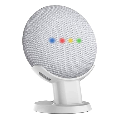 Gelink Supporto Da Tavolo Montaggio Per Google Home Mini/Nest Mini (2Nd Gen) (Bianco)
