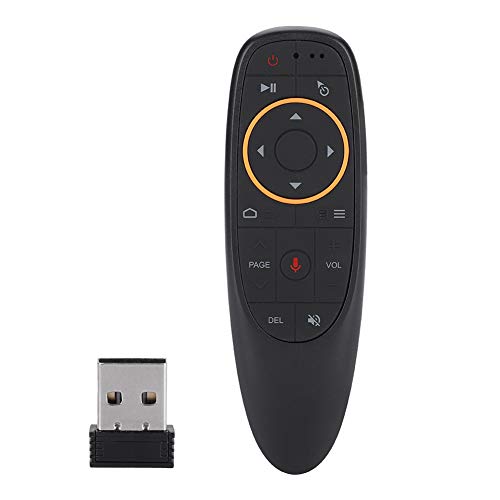 Bewinner Telecomando Wireless 2.4G, 17-Key Telecomando Tastiera Wireless Voice Air Mouse Per Smart Tv/Tv Android Set-Top Box/Pc, Giroscopio A 6 Assi I