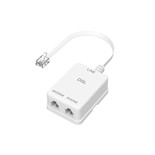 Hama - Filtro Adsl Spina Jack 6P 4C / 2 Prese Jack 6P 4C