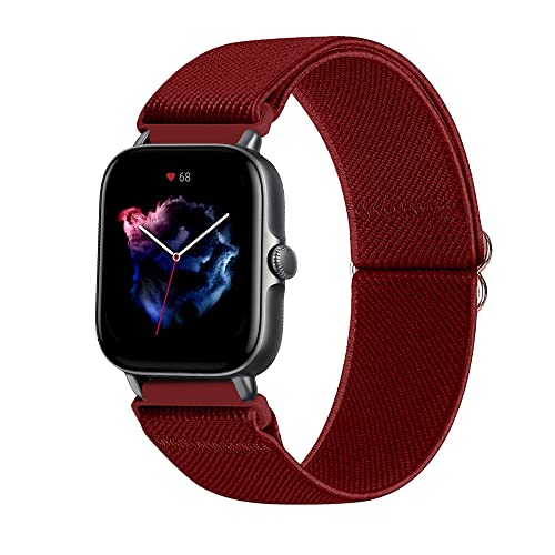 Kogiio 20Mm Nylon Cinturino Per Amazfit Gts 4/Gts 4 Mini/Gts 3/Gts 2 Mini/Gts 2E/Gts 2/Gts/Gtr 42Mm, Regolabile Sportiva Ricambio Cinturino Per Amazfi