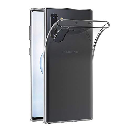 Aicek Cover Compatible Samsung Galaxy Note 10, Cover Samsung Note 10 Silicone Case Molle Di Tpu Trasparente Sottile Custodia Per Galaxy Note 10 (6.3 P