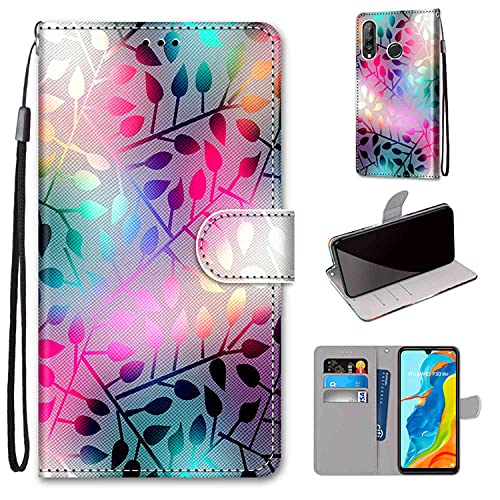 Tomyou Custodia Huawei P30 Lite, Cover Per Huawei P30 Lite New Edition, Portafoglio Protettiva Flip Custodia In Pelle Pu Premium Per Huawei P30 Lite/N