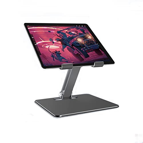 Kanuo Supporto Per Tablet, Supporto Regolabile, Compatibile Con Ipad, Samsung Tab, Supporto In Lega Di Alluminio Con Dissipazione Del Calore Ad Alta E