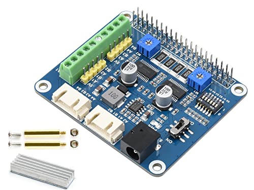 Waveshare Hrb8825 Stepper Motor Hat (B) For Raspberry Pi/Jetson Nano,Drives Two Stepper Motors Up To 1/32 Microstepping, 6 Available Microstepping Mod