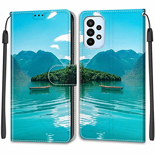 Custodia Per Samsung Galaxy A23 4G / Galaxy A23 5G / Galaxy M13 4G / Galaxy M23 5G / Galaxy F23 5G Case, Flip Caso In Pu Pelle, Compatibile Per Galaxy