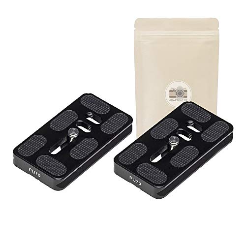2X Pu-70 Piastra Di Treppiede Tipo Arca Swiss Standard 70Mm Pu70 - Piastra A Sgancio Rapido Db Qr04 Benro Gitzo Induro B0 B1 B2 J1 N1 - Adaptout Marca