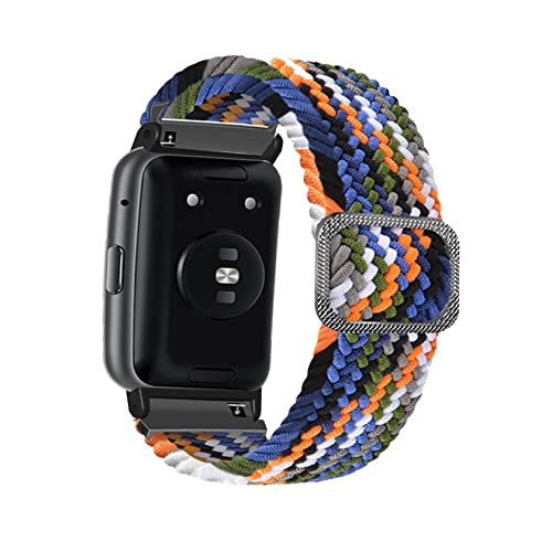 Tovioc Cinturino Compatibile Con Huawei Watch Fit/Huawei Watch Fit New, Nylon Intrecciato Regolabile Sportiva Elastica Cinturino Per Huawei Watch Fit 