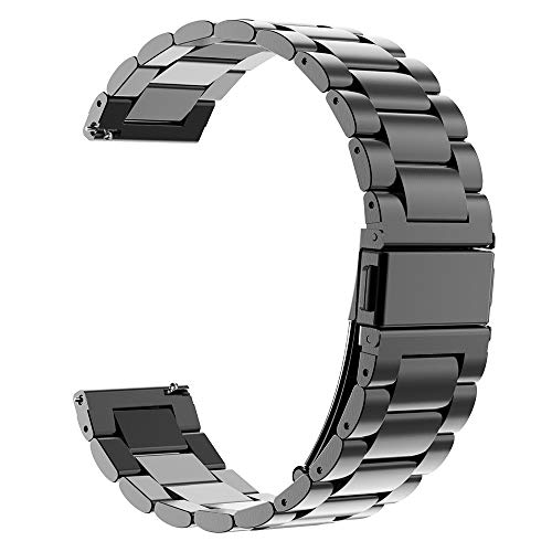 Kobmand Cinturino Per Amazfit Gtr 47Mm/Amazfit Gtr 2E/Gtr 2, Metallo Di Ricambio In Acciaio Inossidabile Con Secchio, Cinturino Per Orologio Da Lavoro