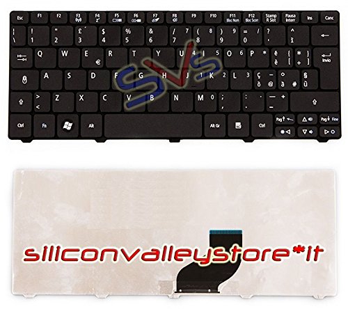 Siliconvalleystore Tastiera Ita Nero Acer Aspire One D260-2680, D260-2919