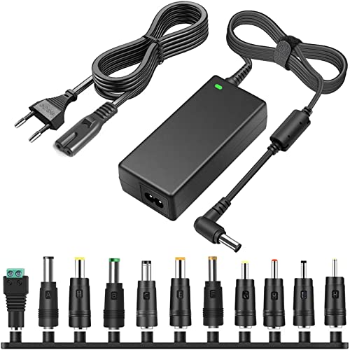Tkdy 24V 2.5A Ac Dc Adattatore 60W Led Strip Light 3D Drucker Lcd Monitor Mit 5.5 * 2.5Mm Und 11Pcs Dc Connector Kompatibel Mit 24Volt 0-2500Ma Geräte