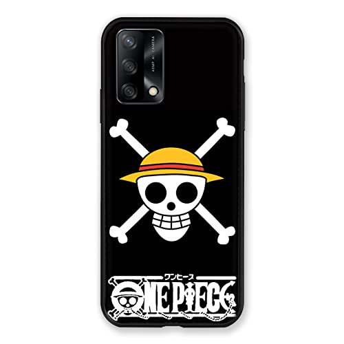 Cover Per Oppo A54 5G / A74 5G Manga One Piece Tete De Mort