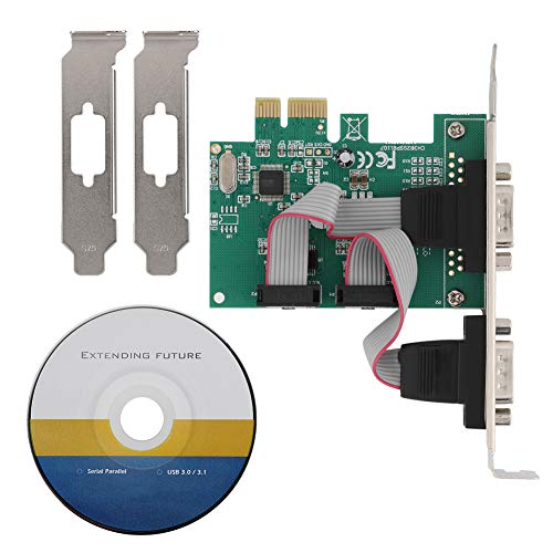 Scheda Pci Express, Porta Seriale Rs-232 Da 2 Porte Com A Pci-E Scheda Server Di Rete Pci Express Card Per Windows 98Se/Me/2000/Xp/Vista/Win 7/Win 8/W